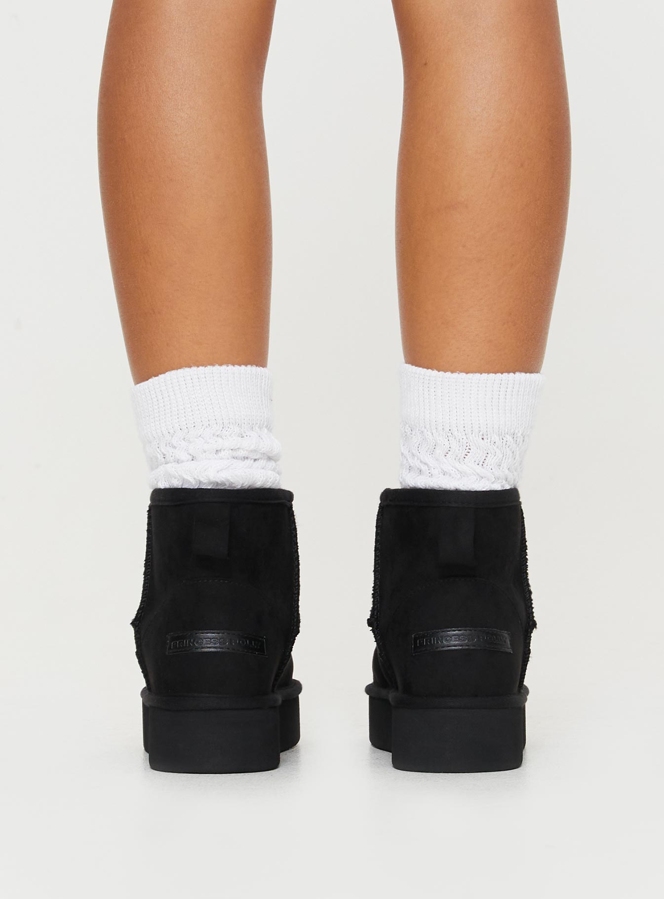 Franz Shearling Boots Black