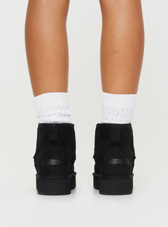 Franz Shearling Boots Black