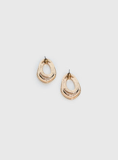 Be Alright Earrings Gold