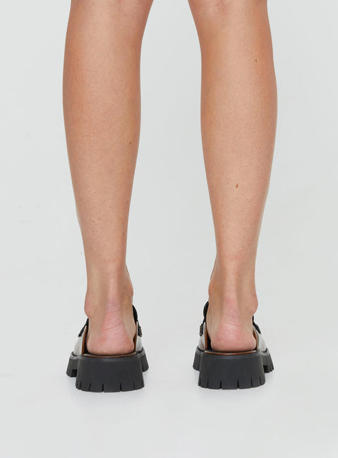 Grayson Mule Loafers Brown