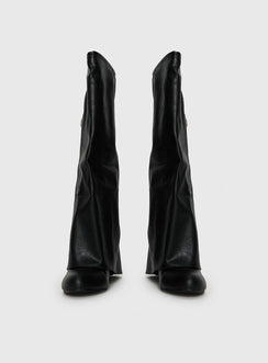 Ritz Knee High Boots Black