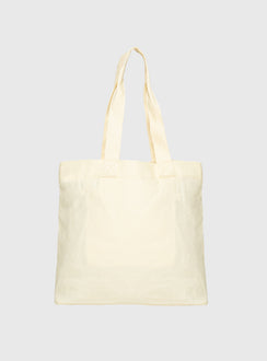 Grazia Tote Bag Cream / Red