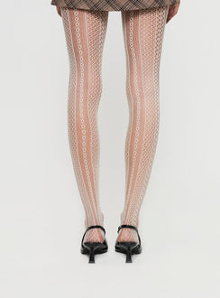 Vaugn Lace Stocking Cream
