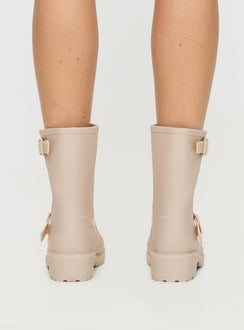 Senorita Rubber Boots Cream