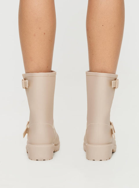 Senorita Rubber Boots Cream
