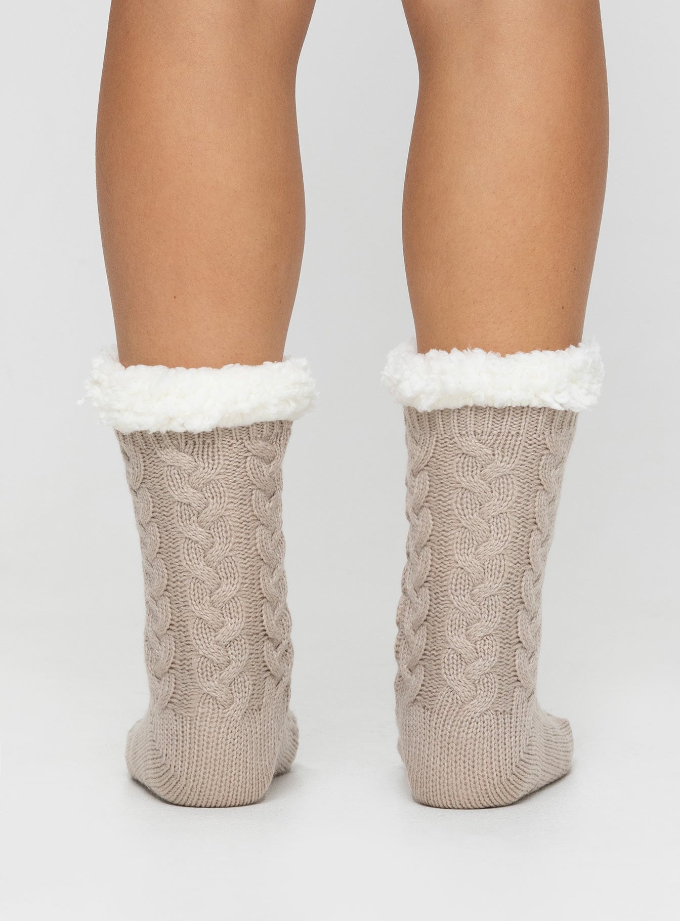 Winter Socks Soft fleece lining, grip on sole 