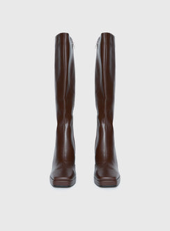 Montgomery Boots Matte Brown