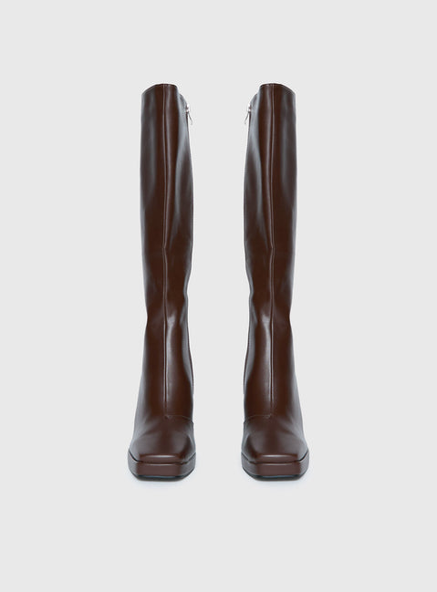 Montgomery Boots Matte Brown