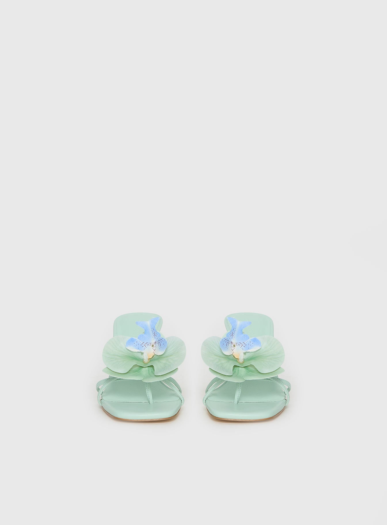 Azira Flower Detail Heels Blue
