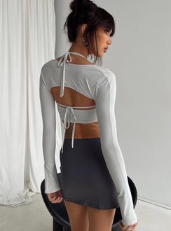 product Lowell Mini Skirt Grey Princess Polly  Mini Skirts 