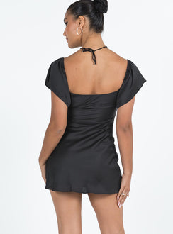 product Princess Polly Asymmetric Neckline  Isabel Mini Dress Black