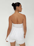 Kehlani Romper White