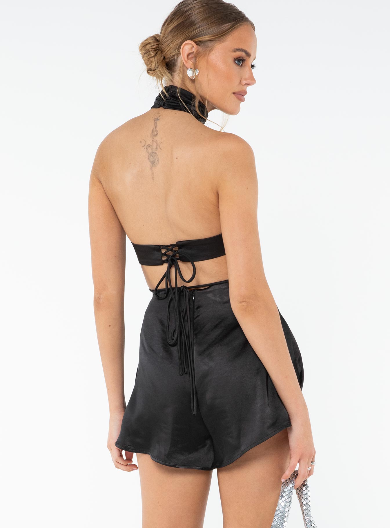 Nataly Romper Black