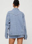 Western Denim Jacket Pale Blue