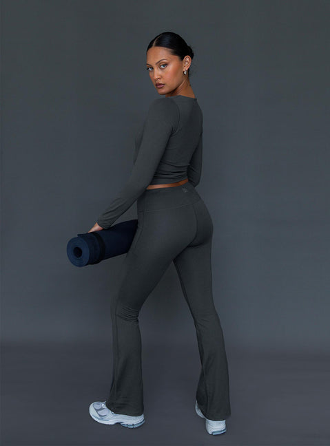 Grey yoga pants