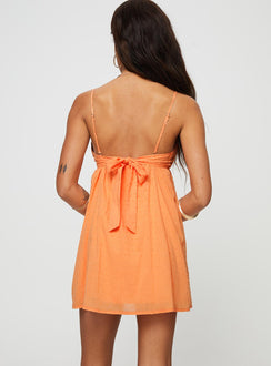 product Princess Polly Square Neck  Koko Mini Dress Orange