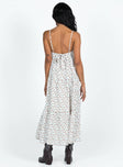 Princess Polly Sweetheart Neckline  Koko Maxi Dress White Floral