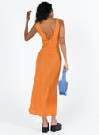 Princess Polly Plunger  Eberose Reversible Maxi Dress Orange