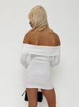 product Princess Polly Asymmetric Neckline  Savani Mini Dress White