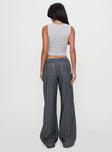 Terrance Baggy Pant Grey Stripe