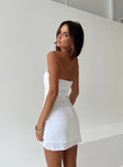 product Princess Polly Sweetheart Neckline  Massiel Strapless Mini Dress White