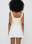 Cherry On Top Mini Skirt White