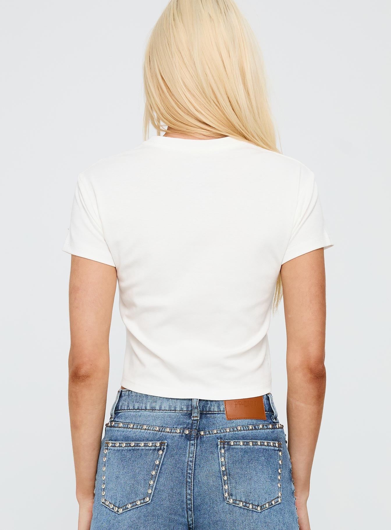 My Girl Graphic Top White