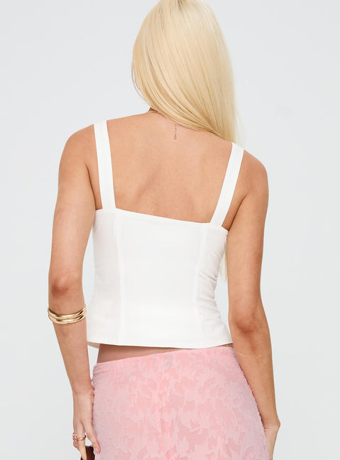 Modern Girl Top White