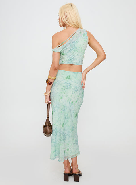 Devereaux One Shoulder Set Green