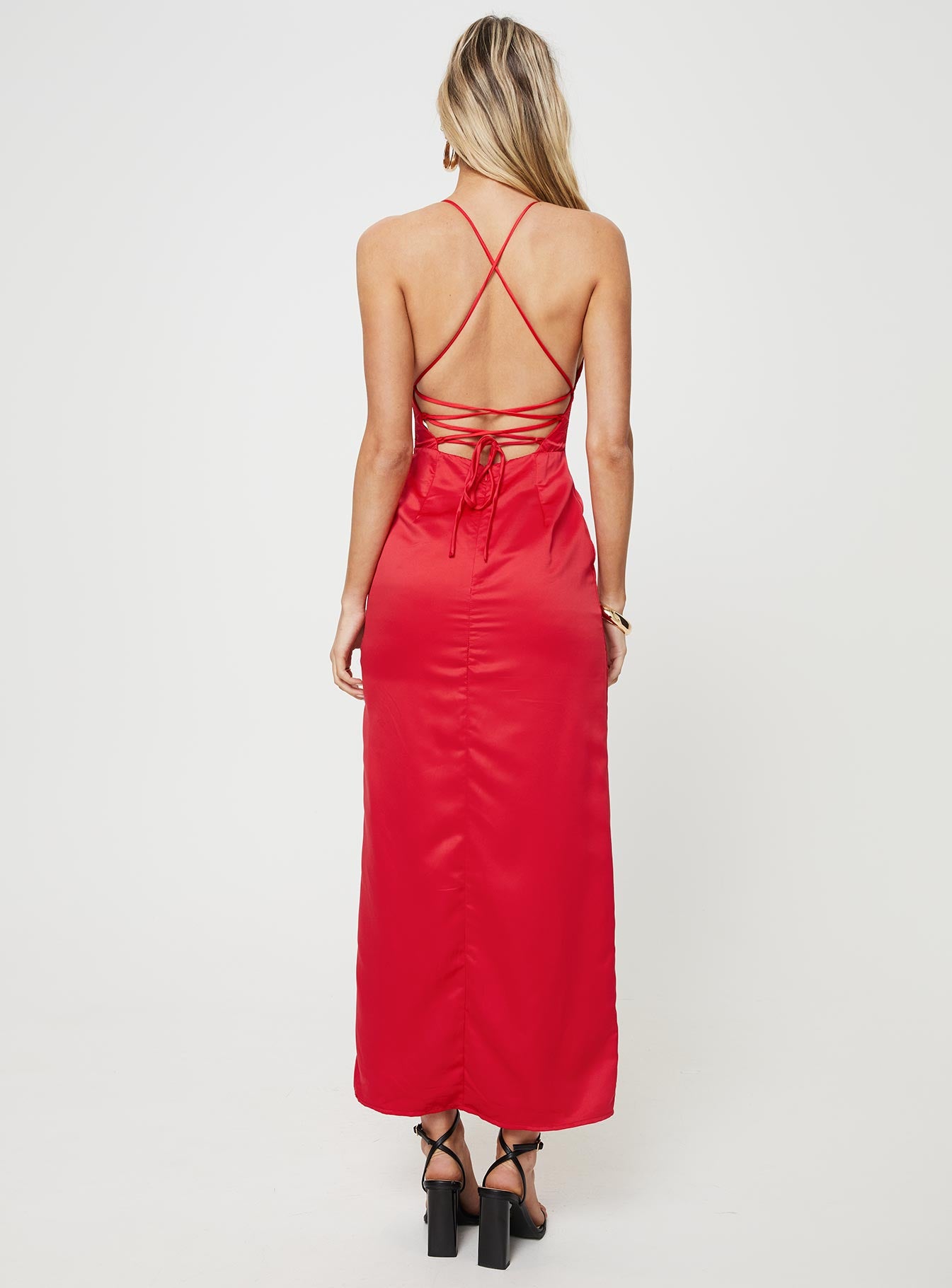 product Princess Polly Crew Neck  Chambers Maxi Dress Red