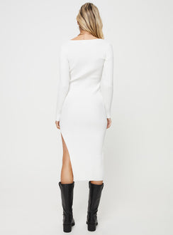 product Princess Polly High Neck  Nicky Midi Dress White