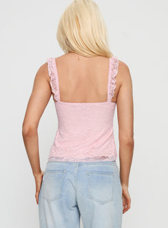 Madaleine Lace Top Pink