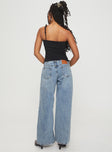 product Princess Polly High Waisted  Mongo Baggy Jeans Light Wash