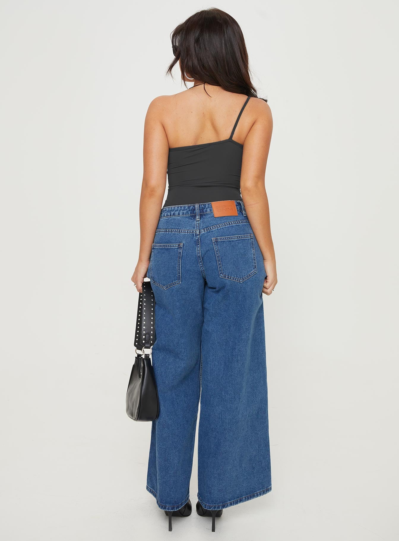 product Princess Polly High Waisted  Ramos Low Rise Jeans Denim Petite