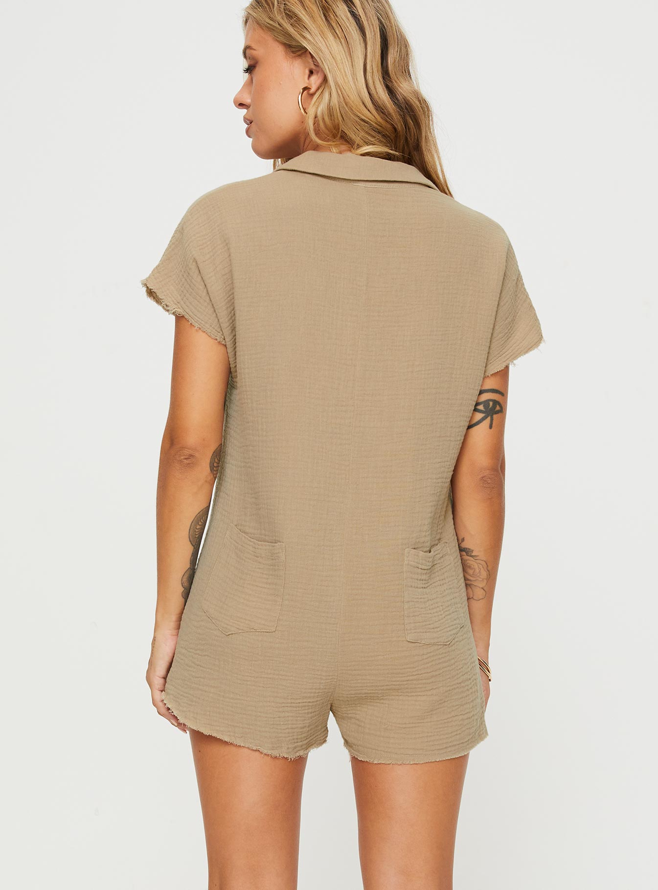 Salt Lake Romper Beige