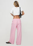 Beach House Pants Pink/white
