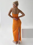 product Princess Polly Scoop Neck  Karyssa Rib Maxi Dress Orange