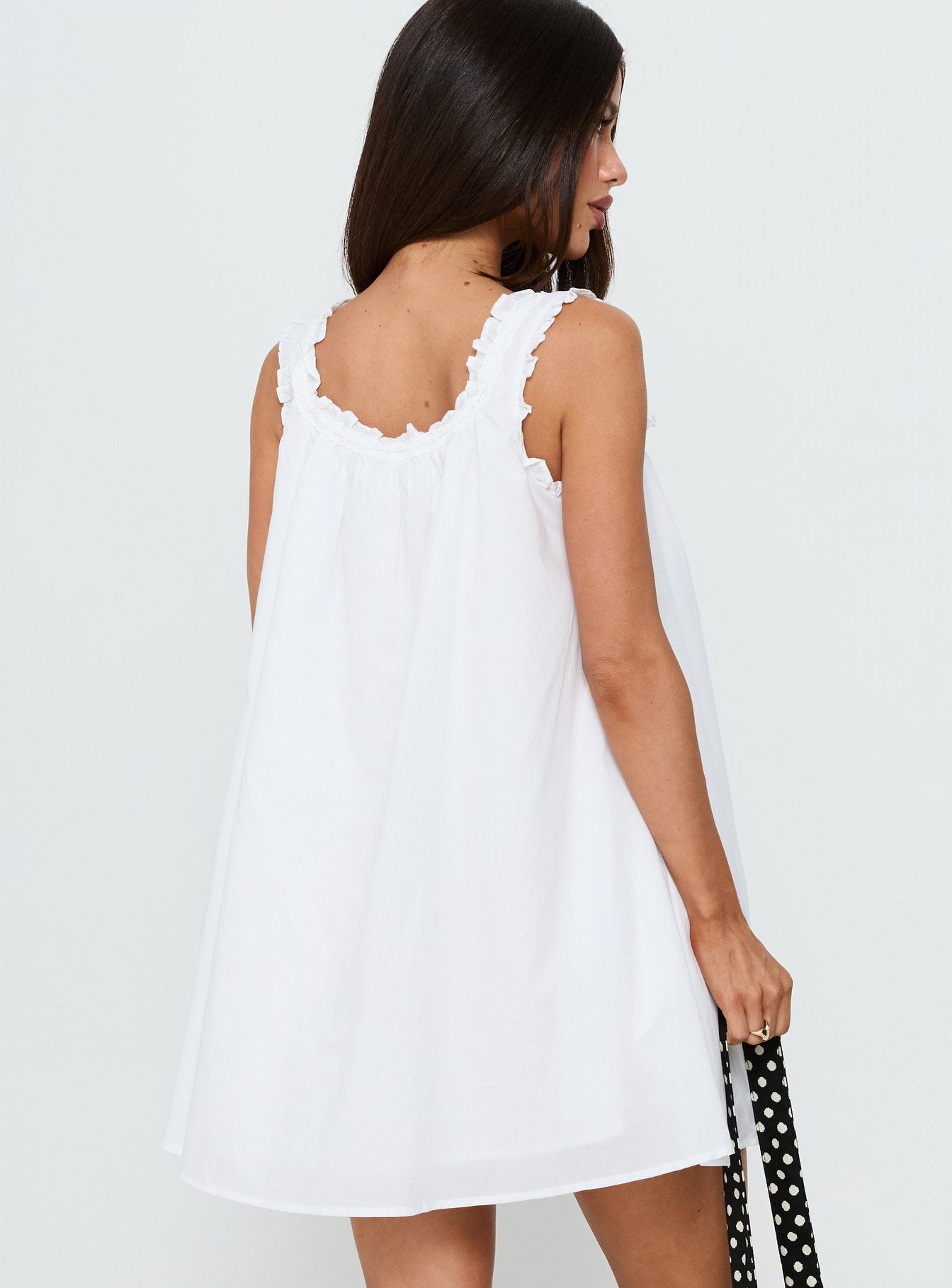 Swing Mini Dress White | Princess Polly Swing Mini Dress White | Princess Polly