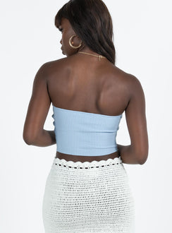 product Princess Polly Sleeveless Sweetheart  Kallista Top Baby Blue