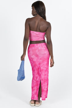 product Dunston Mesh Maxi Skirt Pink Princess Polly  Maxi 