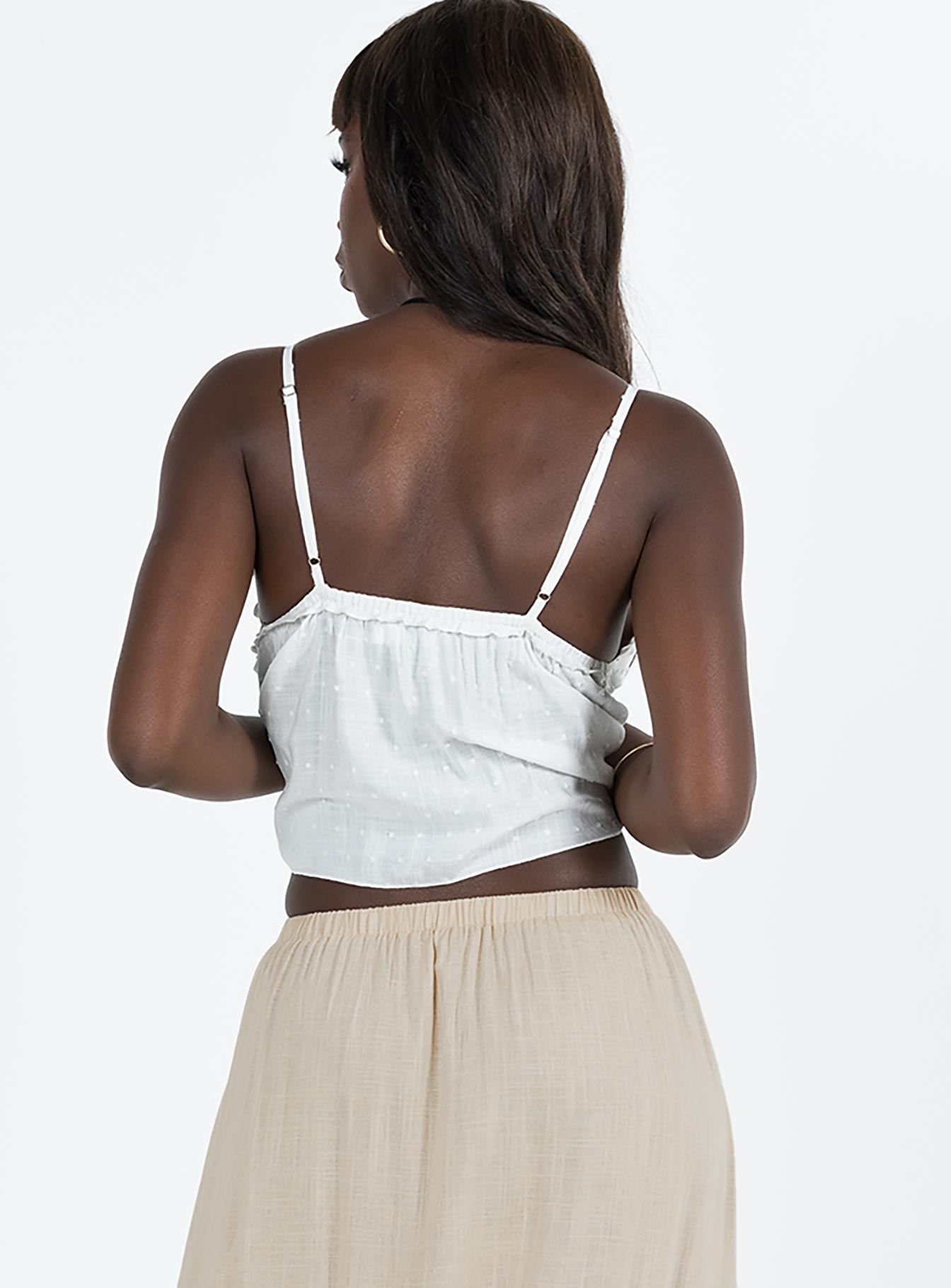 product Princess Polly Sleeveless Square Neck  Yeara Cami Ivory