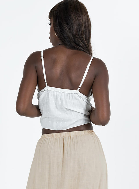 product Princess Polly Sleeveless Square Neck  Yeara Cami Ivory