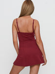 Ambition Activewear Mini Dress Cherry