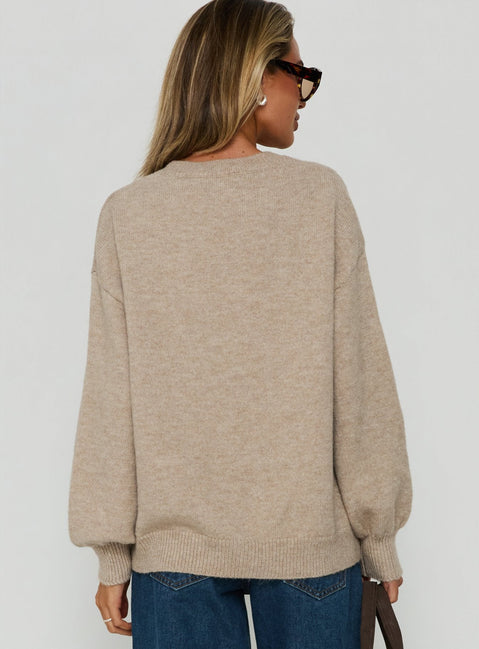 Ryanna Pullover Beige