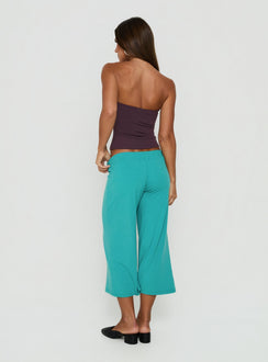 Kassey Gaucho Shorts Teal