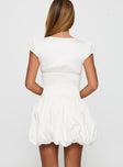 Ladybug Mini Dress White