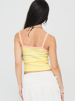 Gardens Of Summer Graphic Tank Yellow