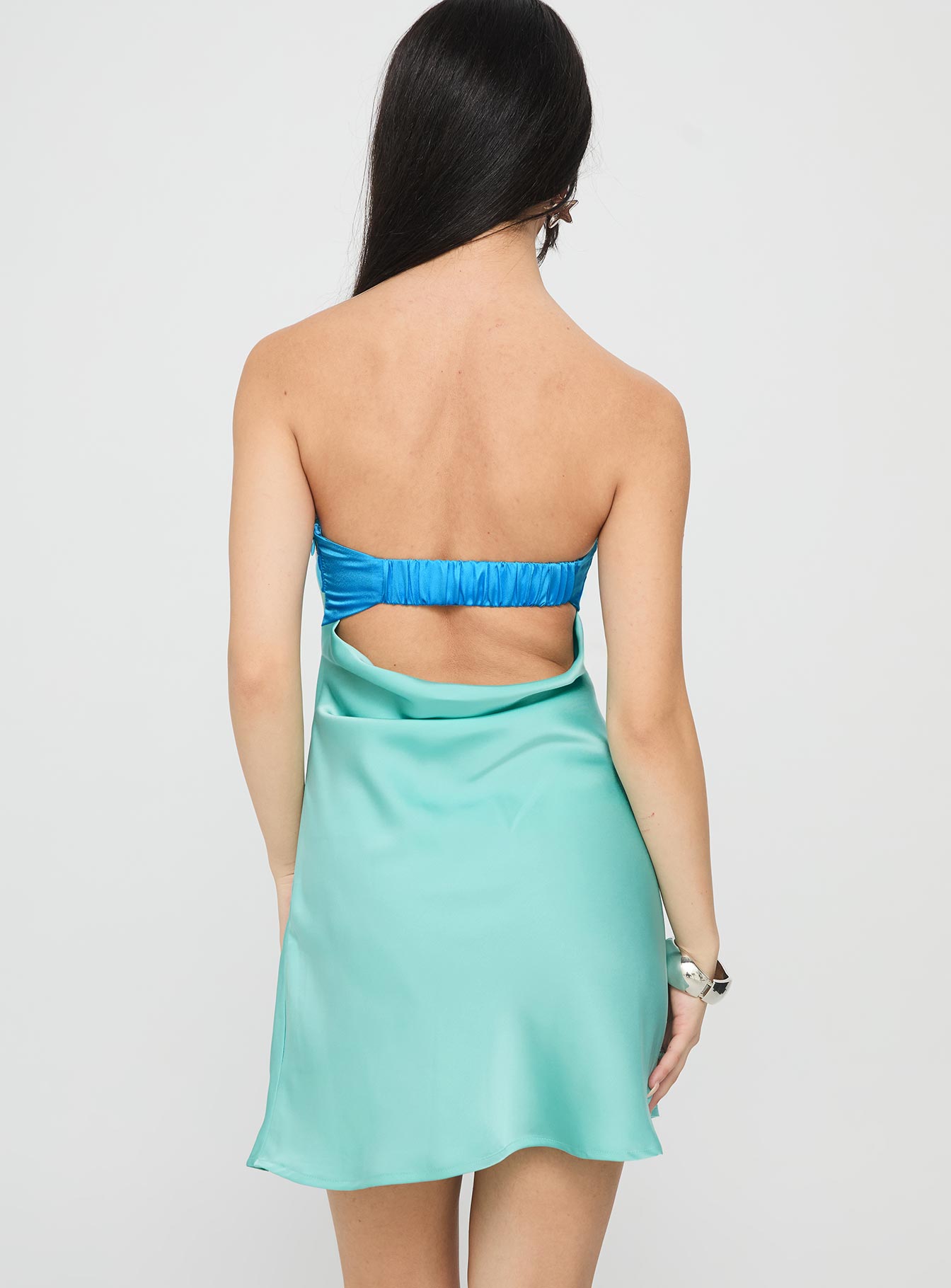 Phillipa Mini Dress Aqua