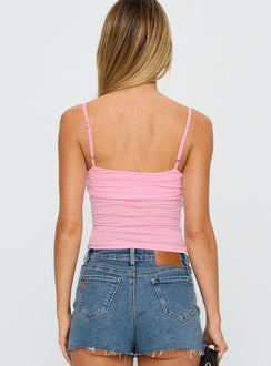 Race My Mind Top Pink