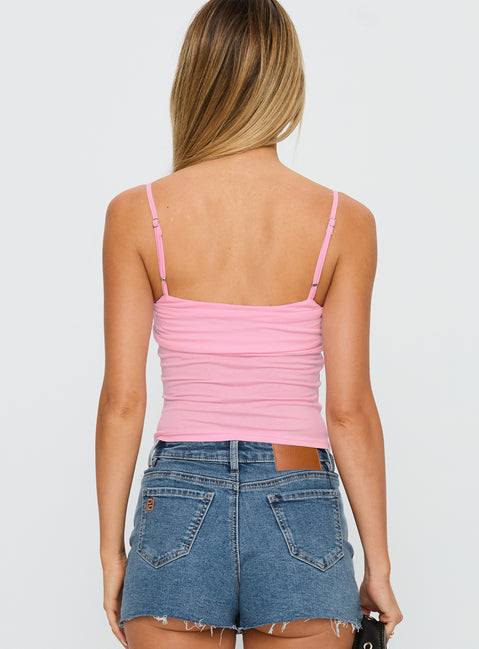 Race My Mind Top Pink